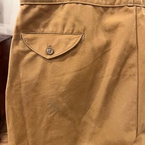 Unk Men's Tan leather Pants